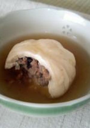 鶏そぼろを包んだお豆腐茶巾-レシピのメイン写真