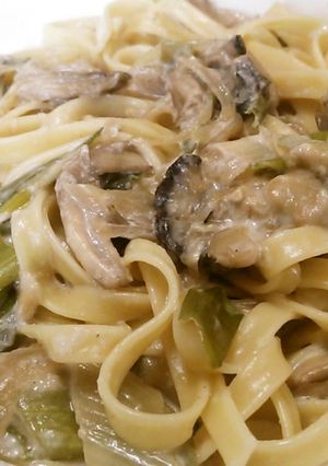 牡蠣と長葱のクリームパスタ-レシピのメイン写真