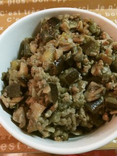 ●ナスとマイタケの味噌そぼろ●-レシピのメイン写真