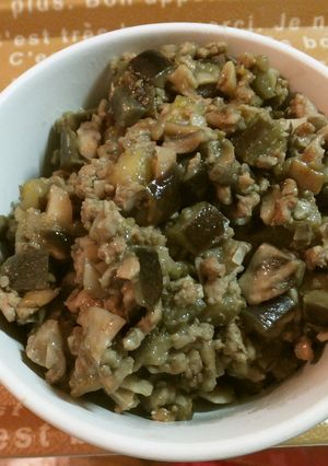 ●ナスとマイタケの味噌そぼろ●-レシピのメイン写真