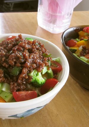 インスタントラーメンで春の油そば-レシピのメイン写真