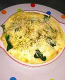 栄養野菜満載絶賛塩麹ホタテグラタンランチ