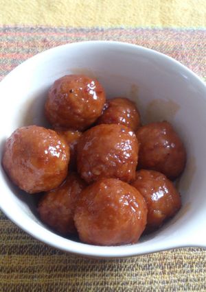 肉団子の揚げ煮(味付けのみ)-レシピのメイン写真
