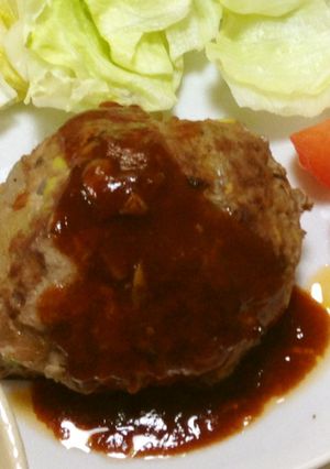 パン粉がわりに十六穀米ごはんでハンバーグ-レシピのメイン写真