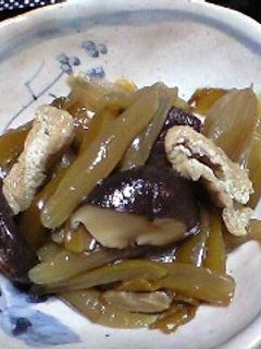 茎わかめとふきの煮物-レシピのメイン写真