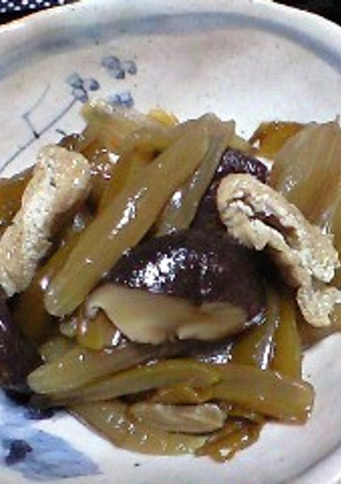 茎わかめとふきの煮物-レシピのメイン写真