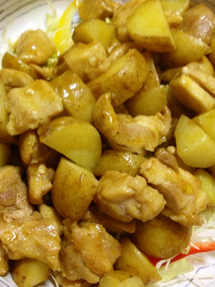 新じゃがと鶏肉のカレー炒め-レシピのメイン写真