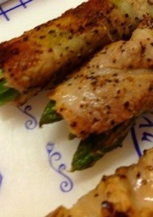 ホクホクあまぁ〜い♪アスパラ肉巻き-レシピのメイン写真