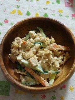 茹で鶏と野菜サラダ♡-レシピのメイン写真