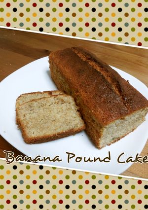 しっとり軽めのバナナパウンドケーキ-レシピのメイン写真