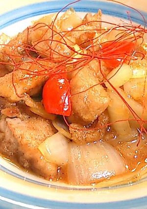 『我が家流』りんご酢豚☆玉ねぎ消費にも-レシピのメイン写真