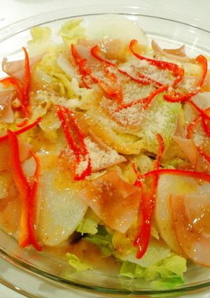 さっと一品！キャベツ･ハムのレンジ蒸し♪-レシピのメイン写真