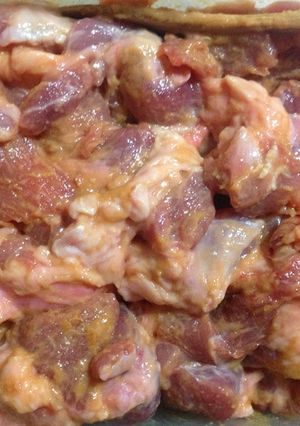 豚すね肉の保存と下拵え　味噌漬-レシピのメイン写真