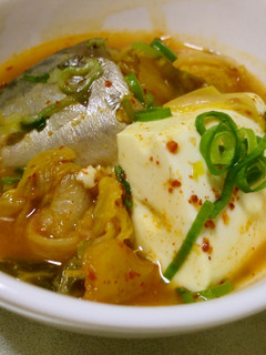 一人飯♪サバ缶でスンドゥブチゲ-レシピのメイン写真