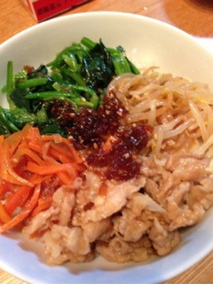 タレがきめて!お子様ビビンバ丼-レシピのメイン写真