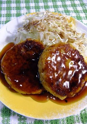 ダイエット！はんぺんエノキハンバーグ-レシピのメイン写真