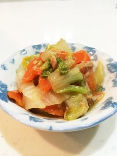 レンジで簡単*白菜とツナのさっと煮-レシピのメイン写真
