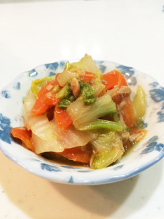 レンジで簡単*白菜とツナのさっと煮-レシピのメイン写真