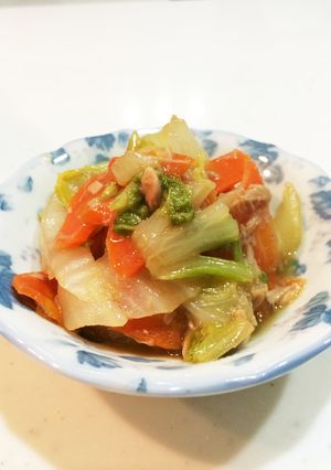 レンジで簡単＊白菜とツナのさっと煮-レシピのメイン写真