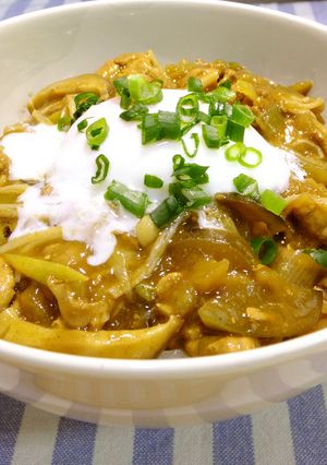 簡単ヘルシー☆我が家のカレー丼。-レシピのメイン写真