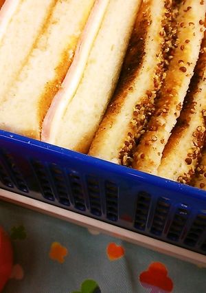 一番かんたん！自分用サンドイッチ弁当-レシピのメイン写真