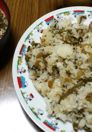 超簡単！野沢菜チャーハン-レシピのメイン写真