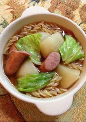 シャウエッセンとカブのスープ-レシピのメイン写真