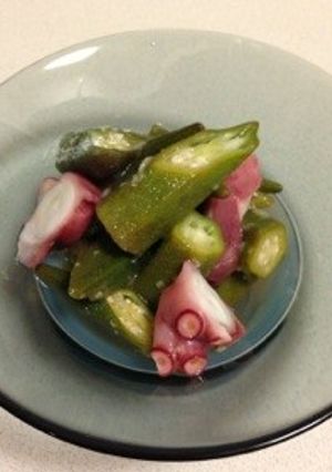 しょうが香るオクラとタコの和え物❀-レシピのメイン写真