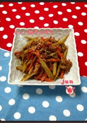 カレー酢きんぴら♡-レシピのメイン写真