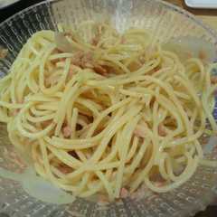 ツナと玉ねぎの冷製パスタ（つゆがけ-レシピのメイン写真