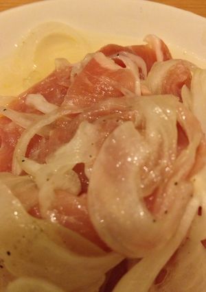 新玉ねぎと生ハムのマリネ-レシピのメイン写真
