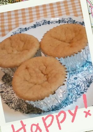 バター無しバナナときな粉カップケーキ-レシピのメイン写真