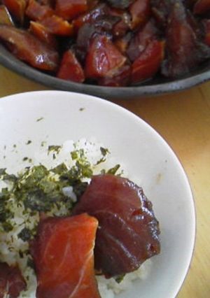 冷凍可♪簡単お刺身リメイク♪ヅケ丼-レシピのメイン写真
