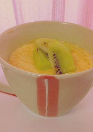 電子レンジで♪なめらかマグカッププリン-レシピのメイン写真