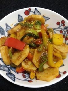 山芋と残り野菜の炒め物焼肉風味-レシピのメイン写真