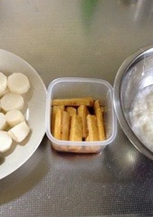 長いも３種使い！　（下処理）-レシピのメイン写真