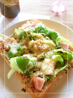 野菜×ハム スパイシー鰹レモントースト-レシピのメイン写真