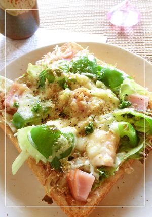 野菜×ハム　スパイシー鰹レモントースト-レシピのメイン写真