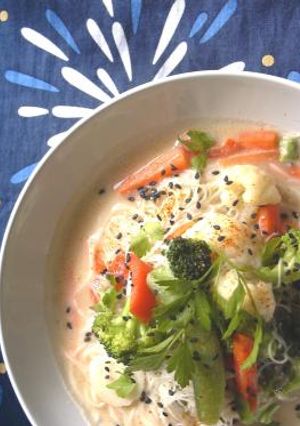 ピーナッツバターで＊こってり即席麺-レシピのメイン写真