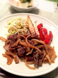 牛肉と玉葱の味噌漬け焼き-レシピのメイン写真