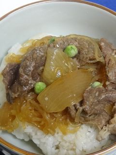我が家の黄金比 あっという間の濃味牛丼-レシピのメイン写真