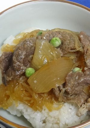 我が家の黄金比　あっという間の濃味牛丼-レシピのメイン写真
