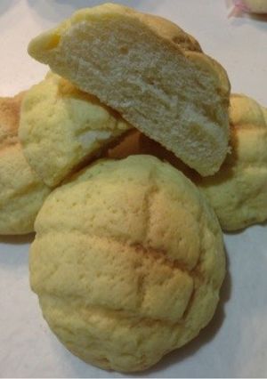 薄力粉だけでメロンパン-レシピのメイン写真