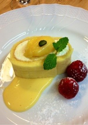 レモンのロールケーキ-レシピのメイン写真