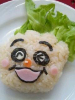 キャラ弁★クリームパンダおむすび-レシピのメイン写真