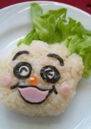 キャラ弁★クリームパンダおむすび-レシピのメイン写真