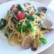菜の花とあさりで☆春のボンゴレパスタ☆
