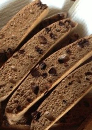 チョコチップヘルシービスコッティ-レシピのメイン写真