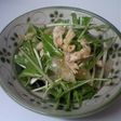 新玉ねぎと水菜の粒マスタード味サラダ!