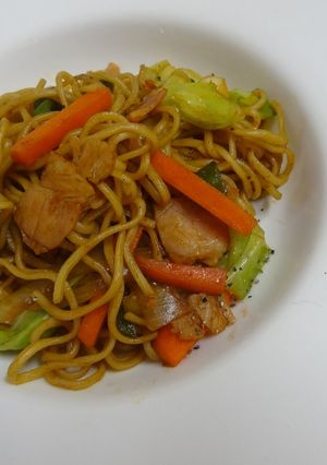 ナポリタンなソース焼きそば-レシピのメイン写真